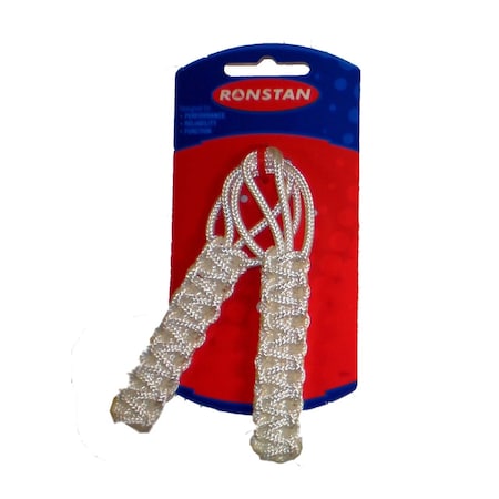 Ronstan International Snap Shackle Lanyard, White Nylon, 4", PR RF6093L
